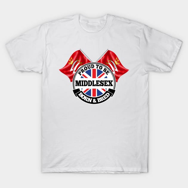 Proud to be Middlesex Born and Bred T-Shirt by Ireland